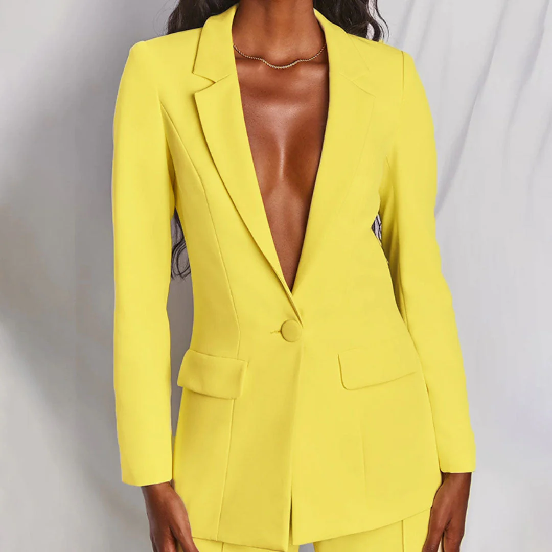 Korinna® | Elegant Blazer And Trouser Set For Women - Image 2