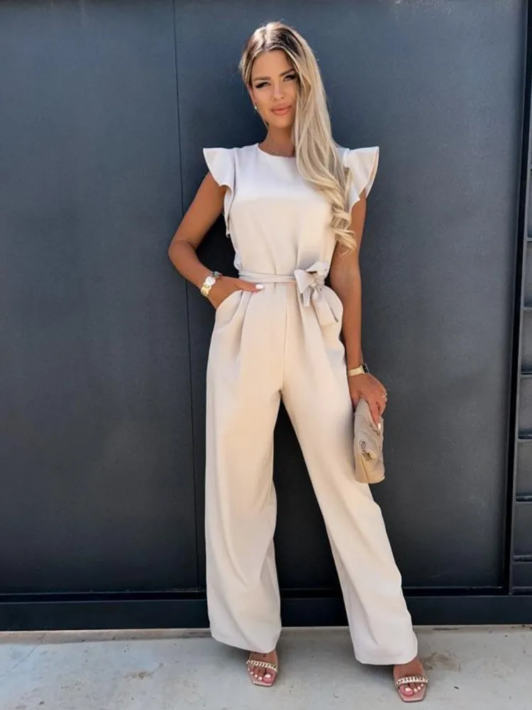 Kupala® | Elegant Belted Jumpsuit For Women