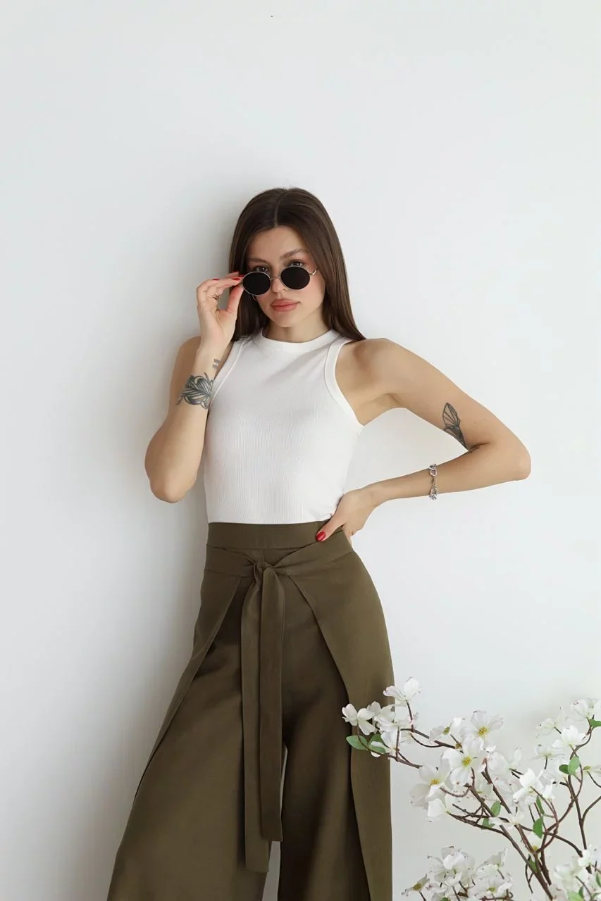 Lara® | Long Linen Trousers - Image 8