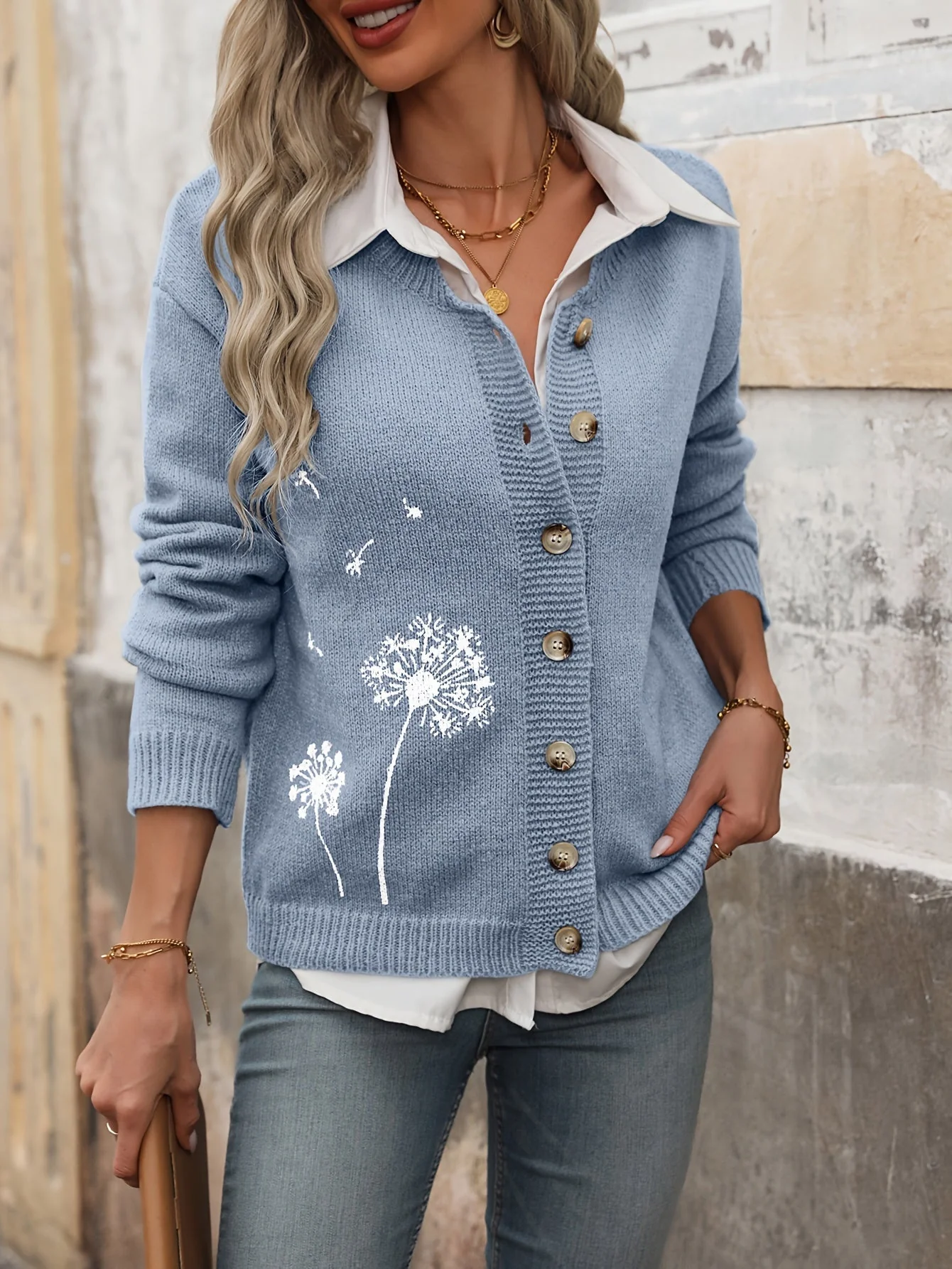 Laura® | Chic Button-Down Cardigan