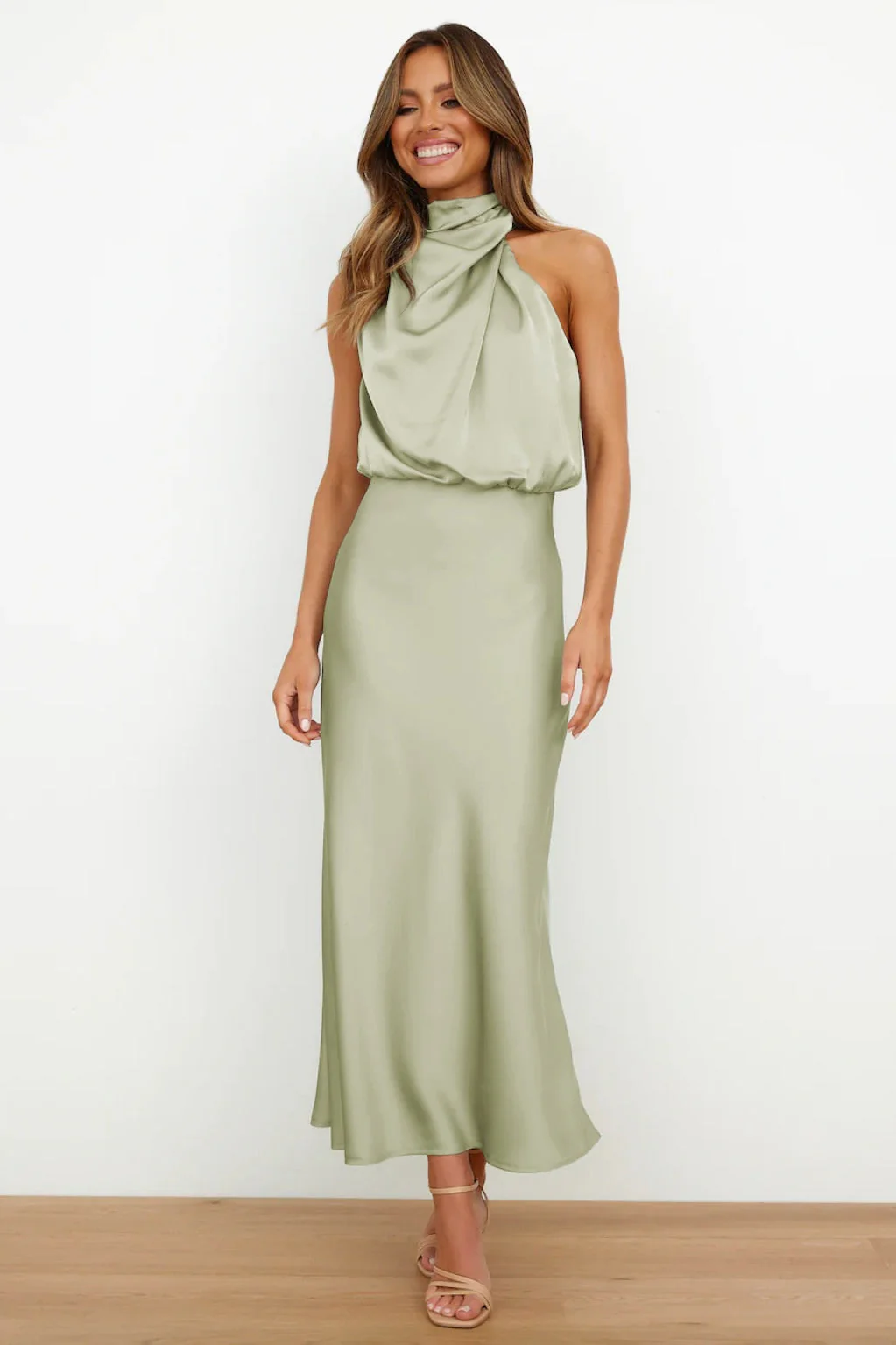 Laura® | Maxi Dress Light Green - Image 5