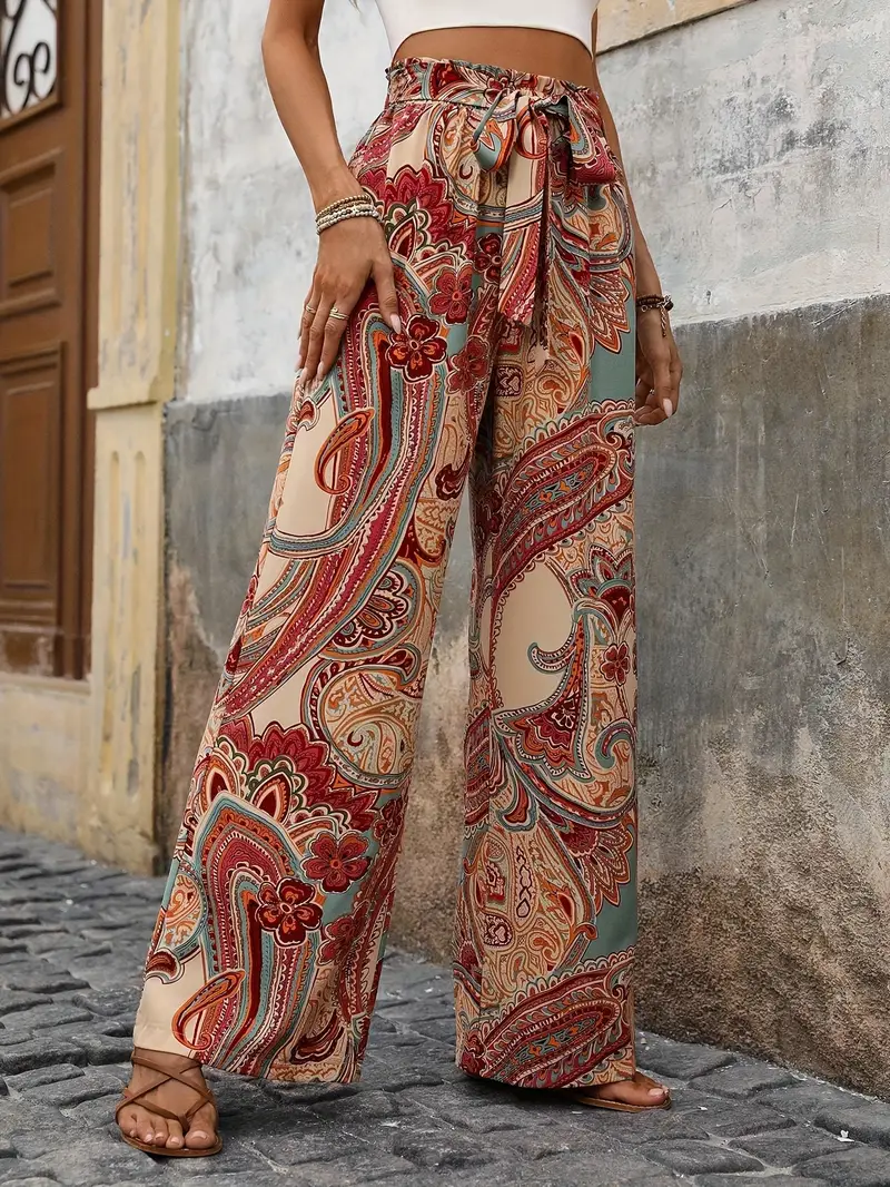 Leila® | Boho Straight Pants - Image 6