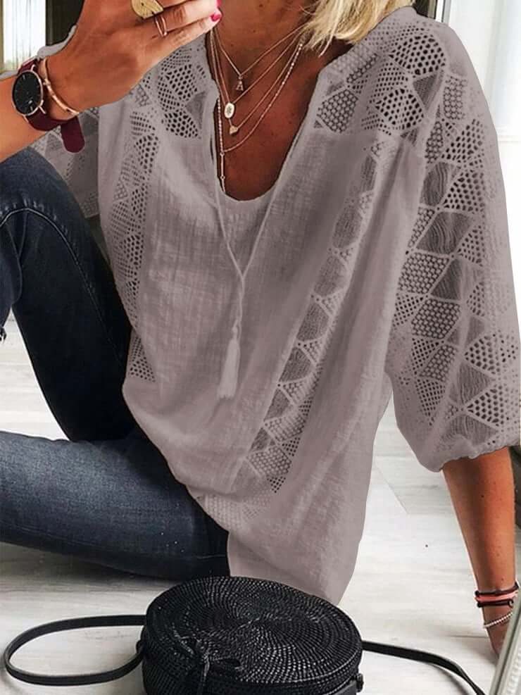 Leila® | Chic Elegante Blouse - Image 3