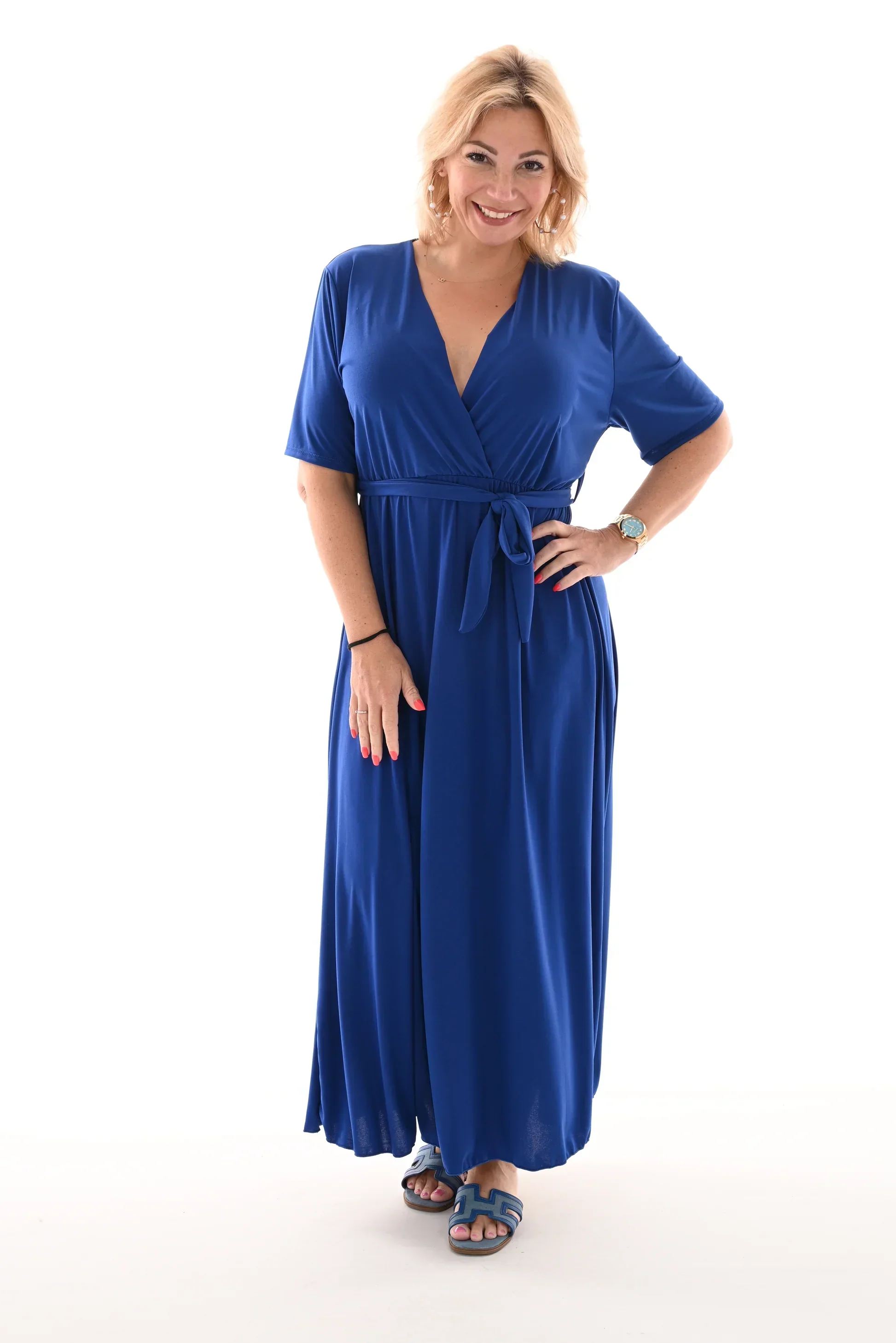 Leila® | Maxi Dress Travel With Belt - Image 5