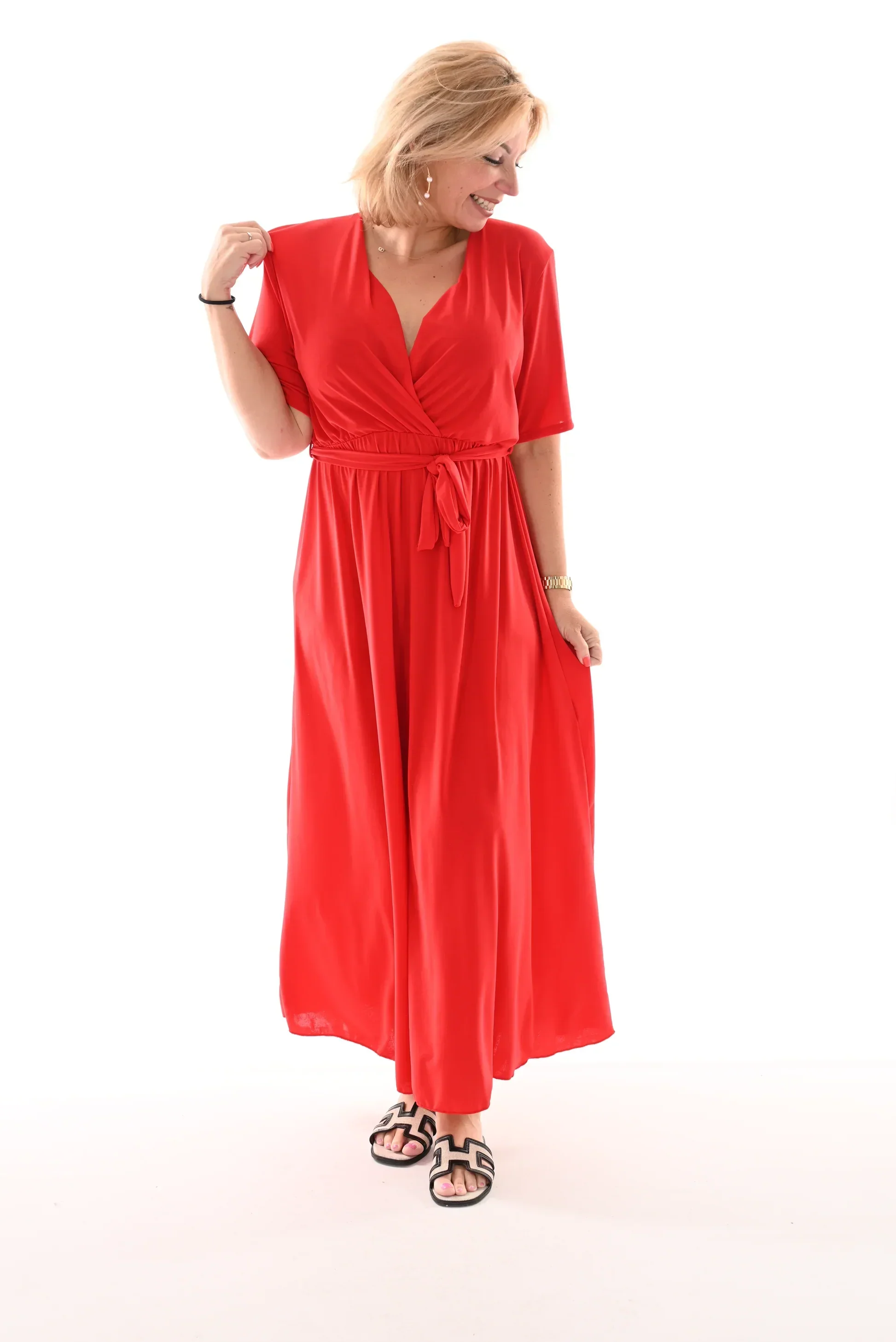Leila® | Maxi Dress Travel With Belt - Image 7