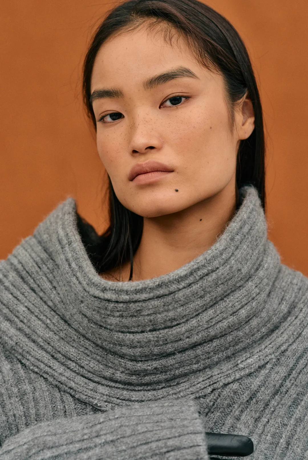 Leire® | Pull oversize for women with rouleau haut Tricoté - Image 5