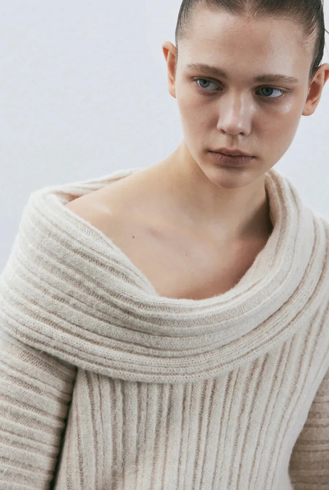 Leire® | Pull oversize for women with rouleau haut Tricoté - Image 7