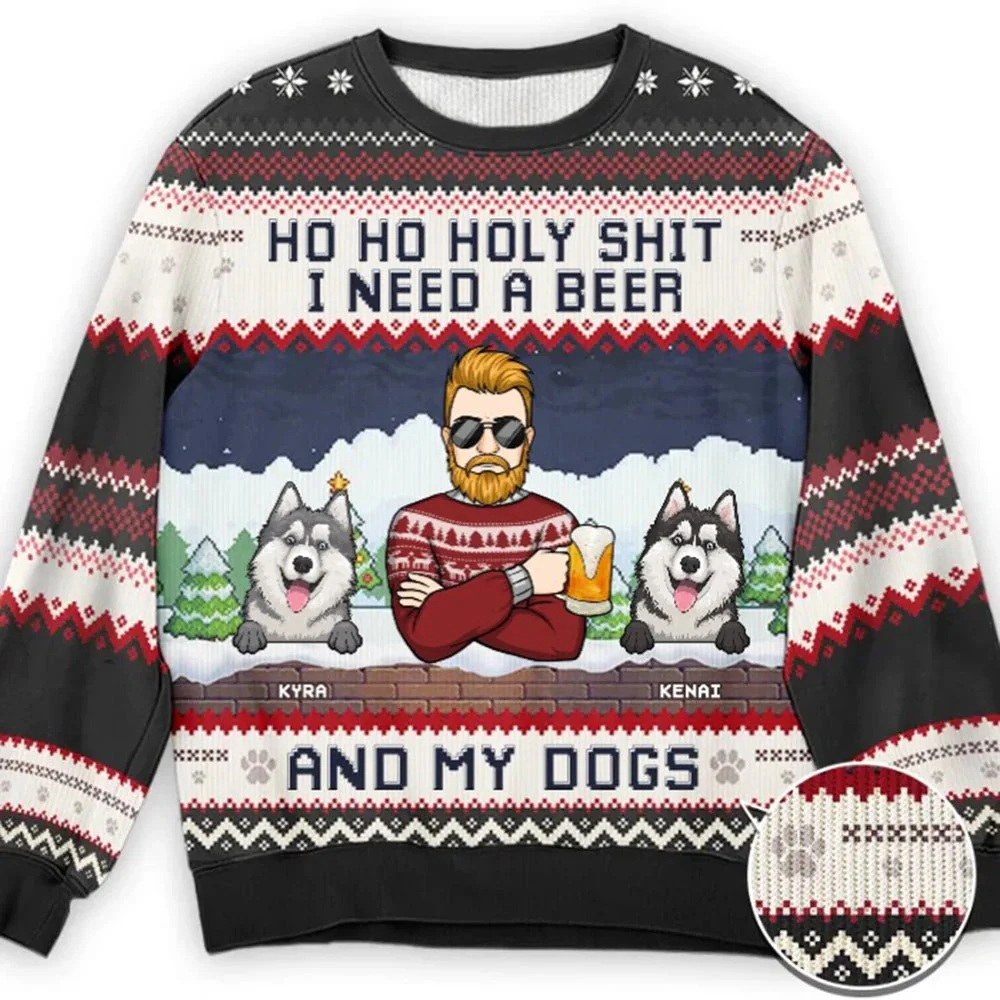 Lena® | Lightweight Christmas sweater with a crew neck - Image 5