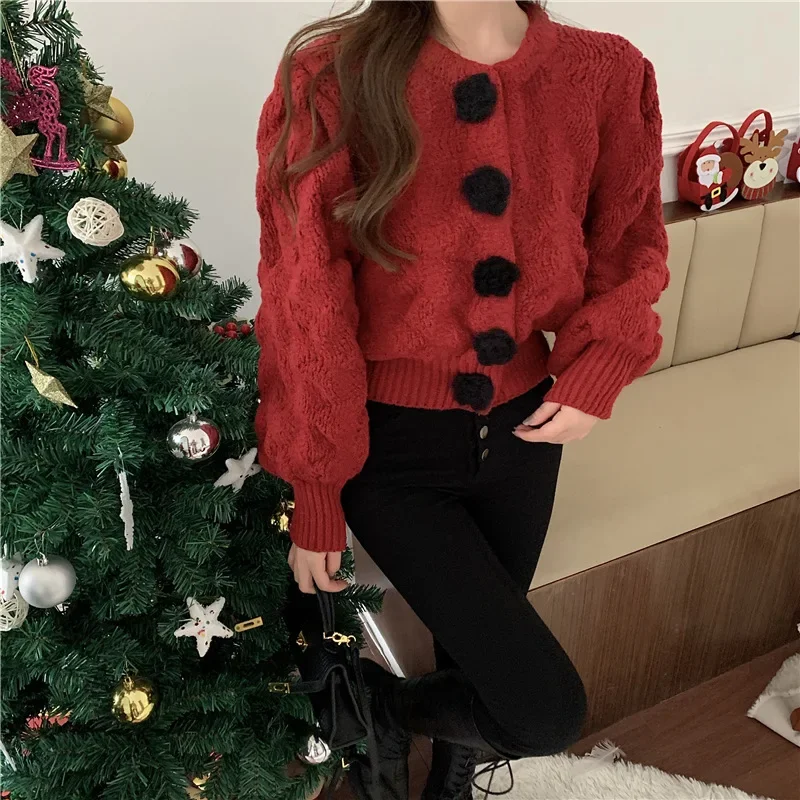 Lena® | Women's bubble sleeve sweater - Image 4