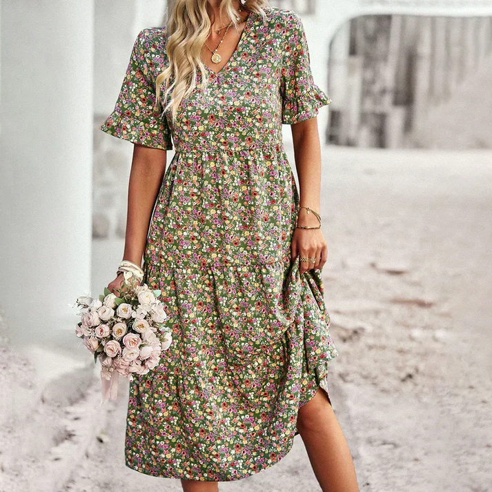 Lena® | Women'S Casual Floral Summer Dress - Image 5