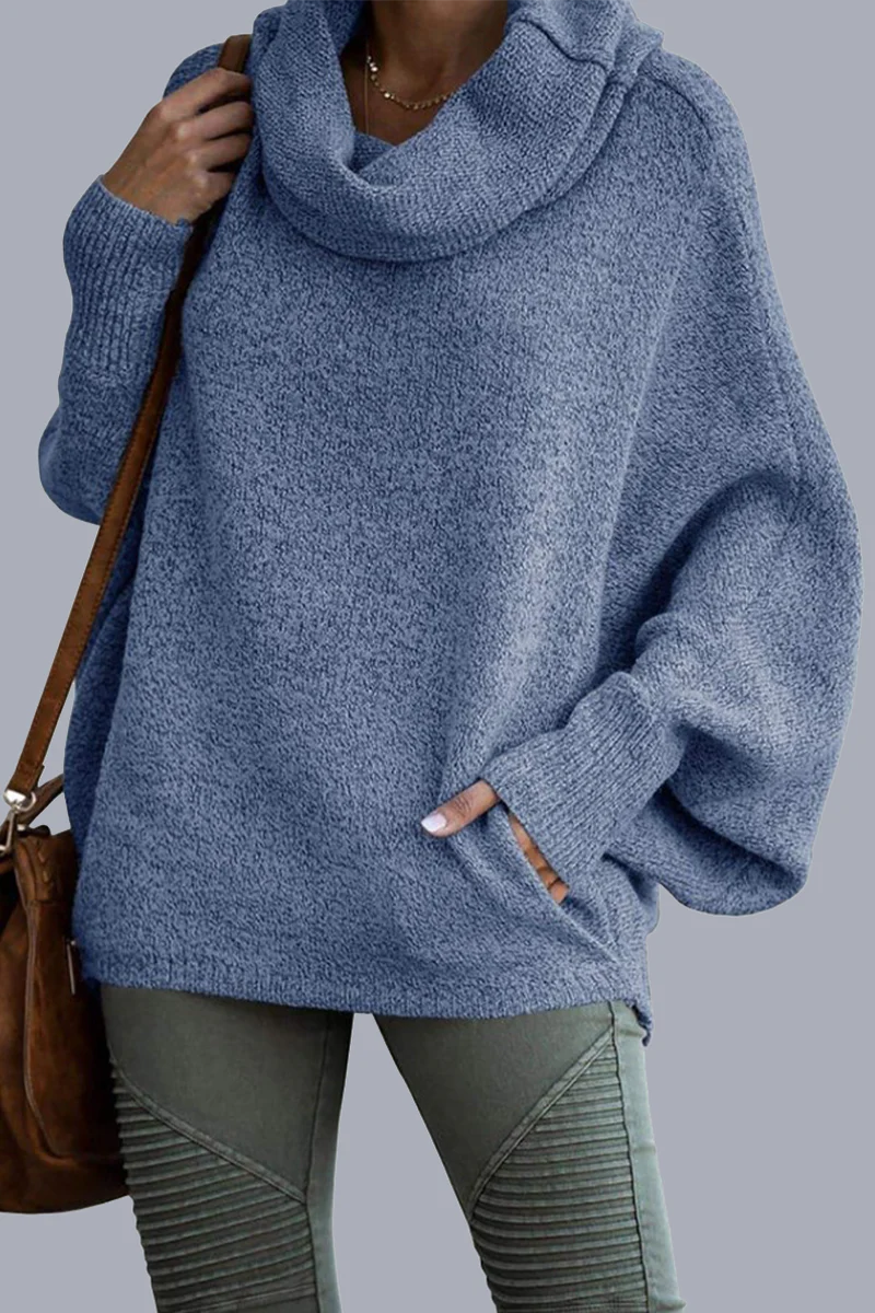 Leonor | Casual, daily sweaters with pocket shawl collar - Image 6