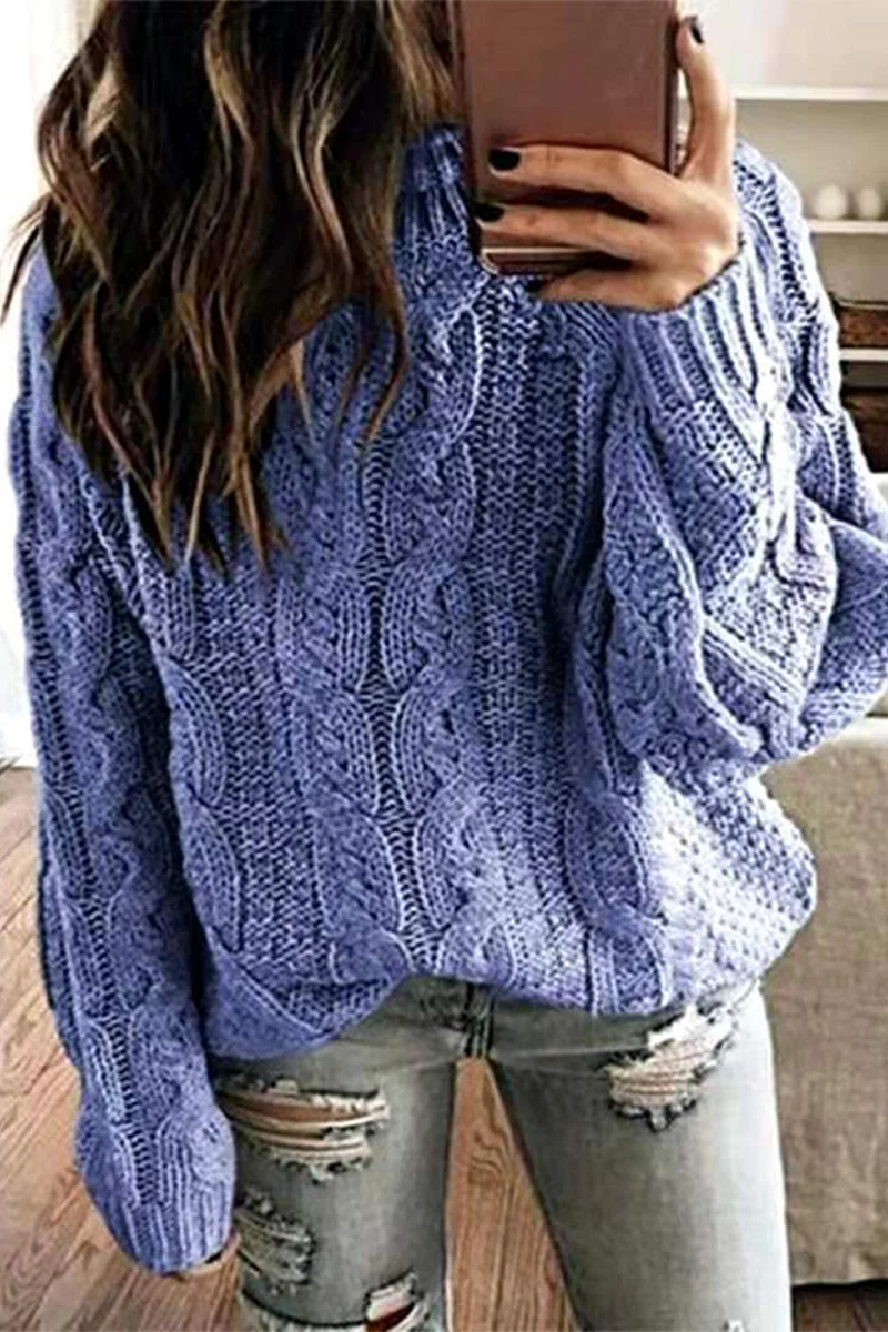 Leonor | Casual, simple, solid O-neck patchwork tops - Image 3