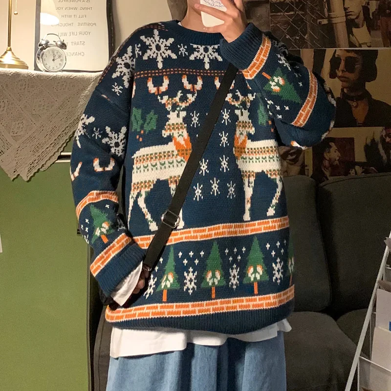 Leticia | Half collar Christmas sweater