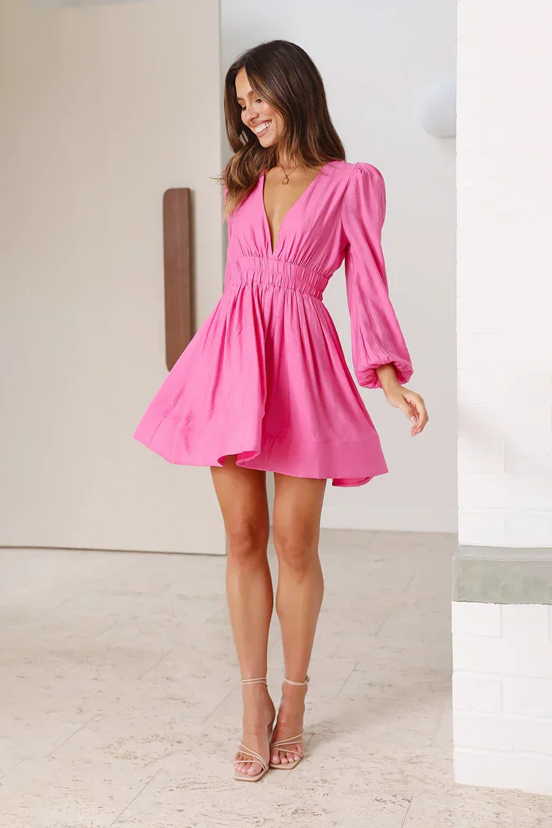 Lidia® | Mini Dress Pink - Image 5