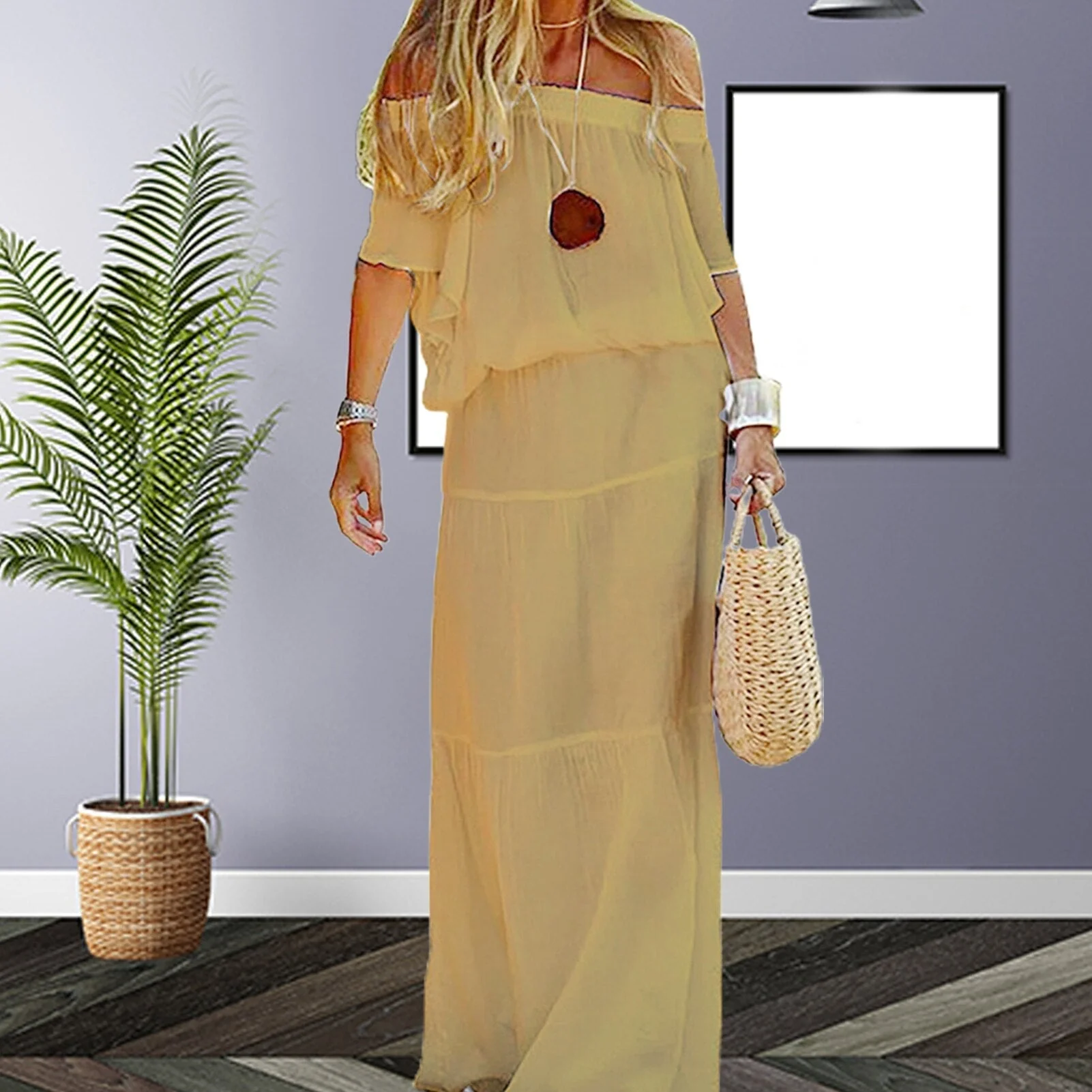 Lidia® | Off-the-shoulder summer dress for women - Image 3