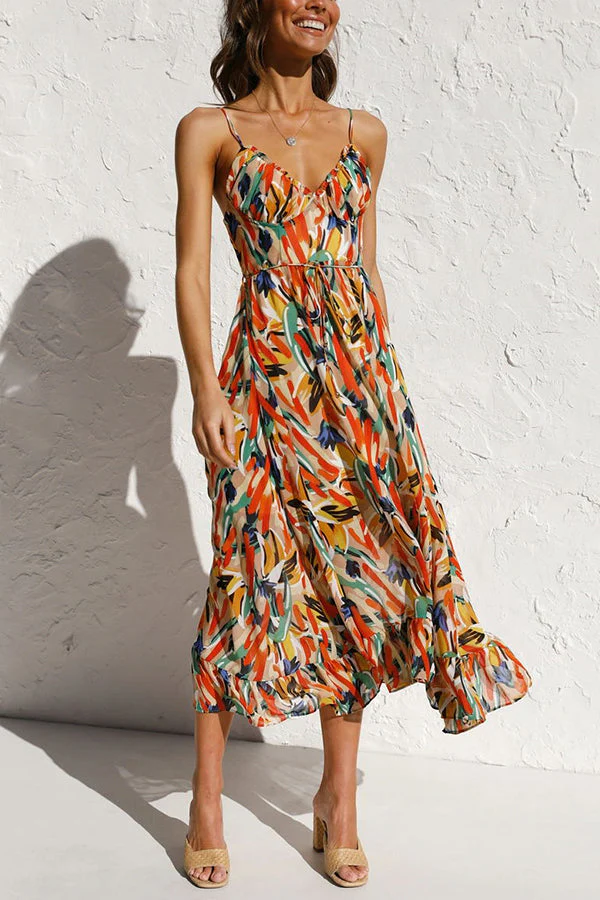 Lilia® | Colorful Midi Dress