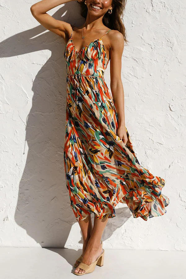 Lilia® | Colorful Midi Dress - Image 4