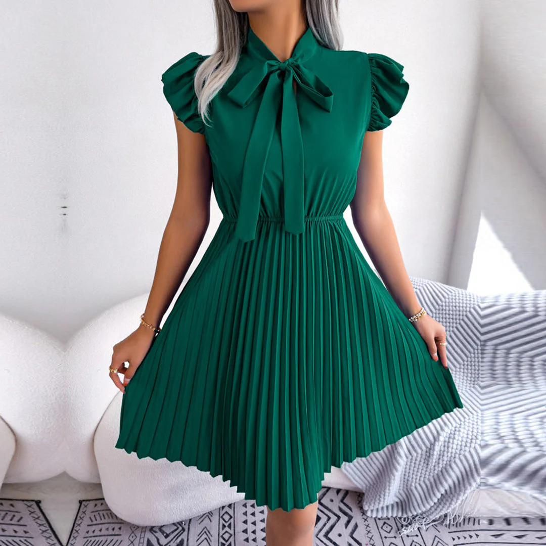 Lilian® | Fashionable Pleated Dress - Image 3