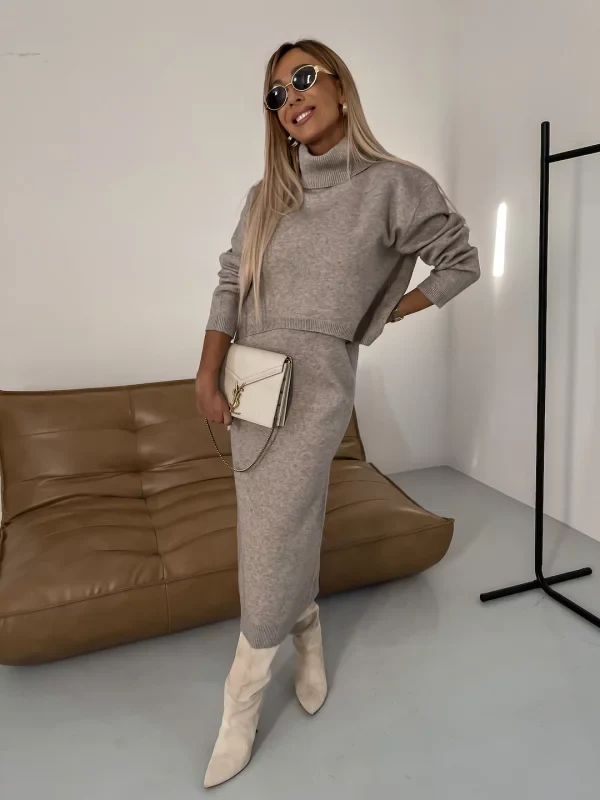 Lilian | Autumn/winter knit set for women - Image 7
