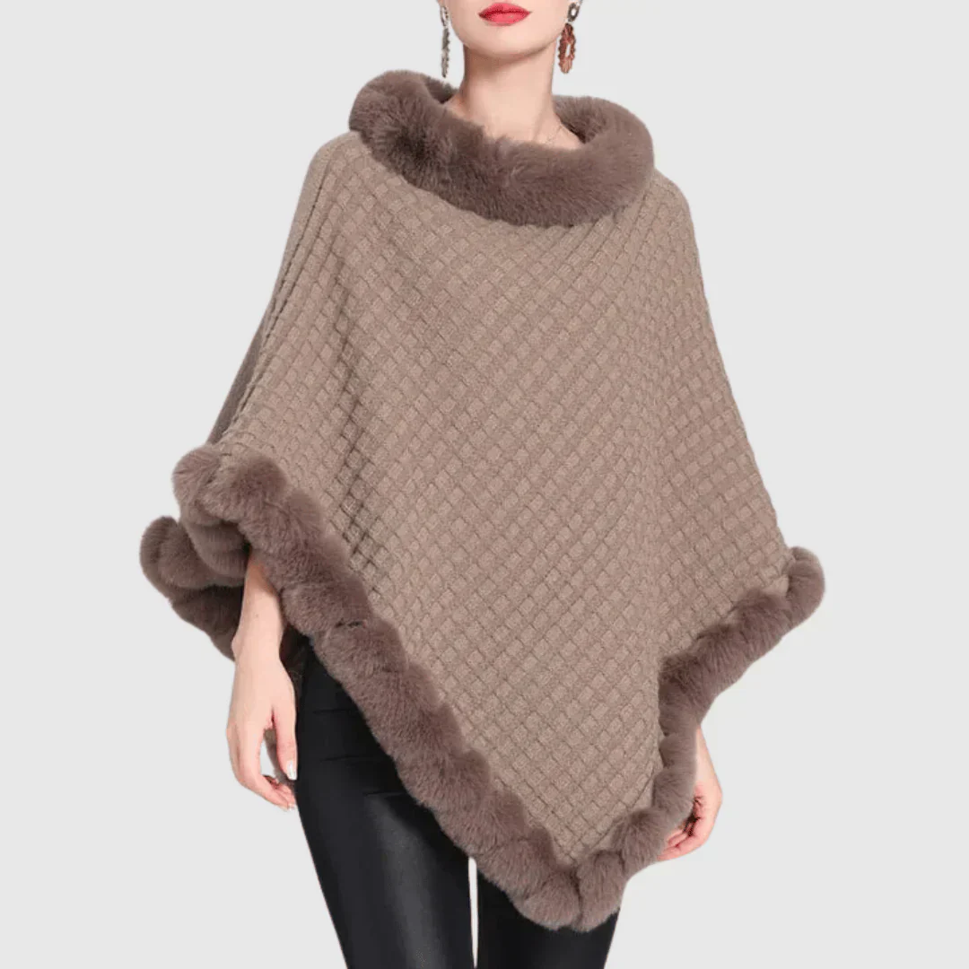 Lilian | High neck poncho for women - Image 2
