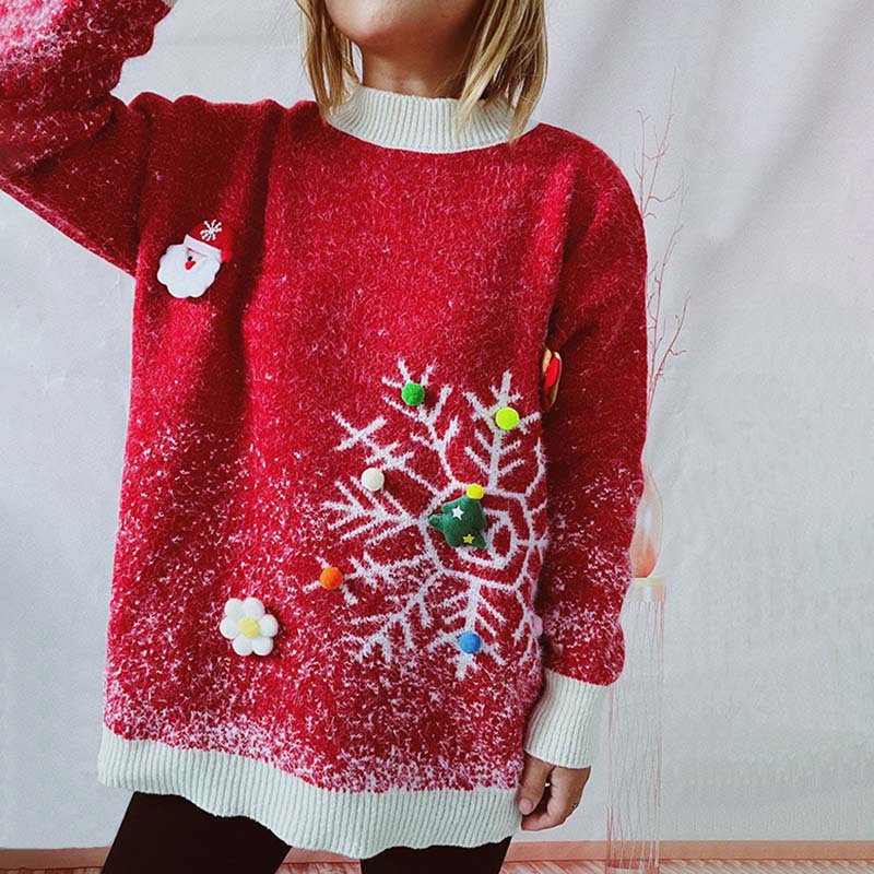 Lina® | Ensemble pull and écharpe de Noël for women - Image 8