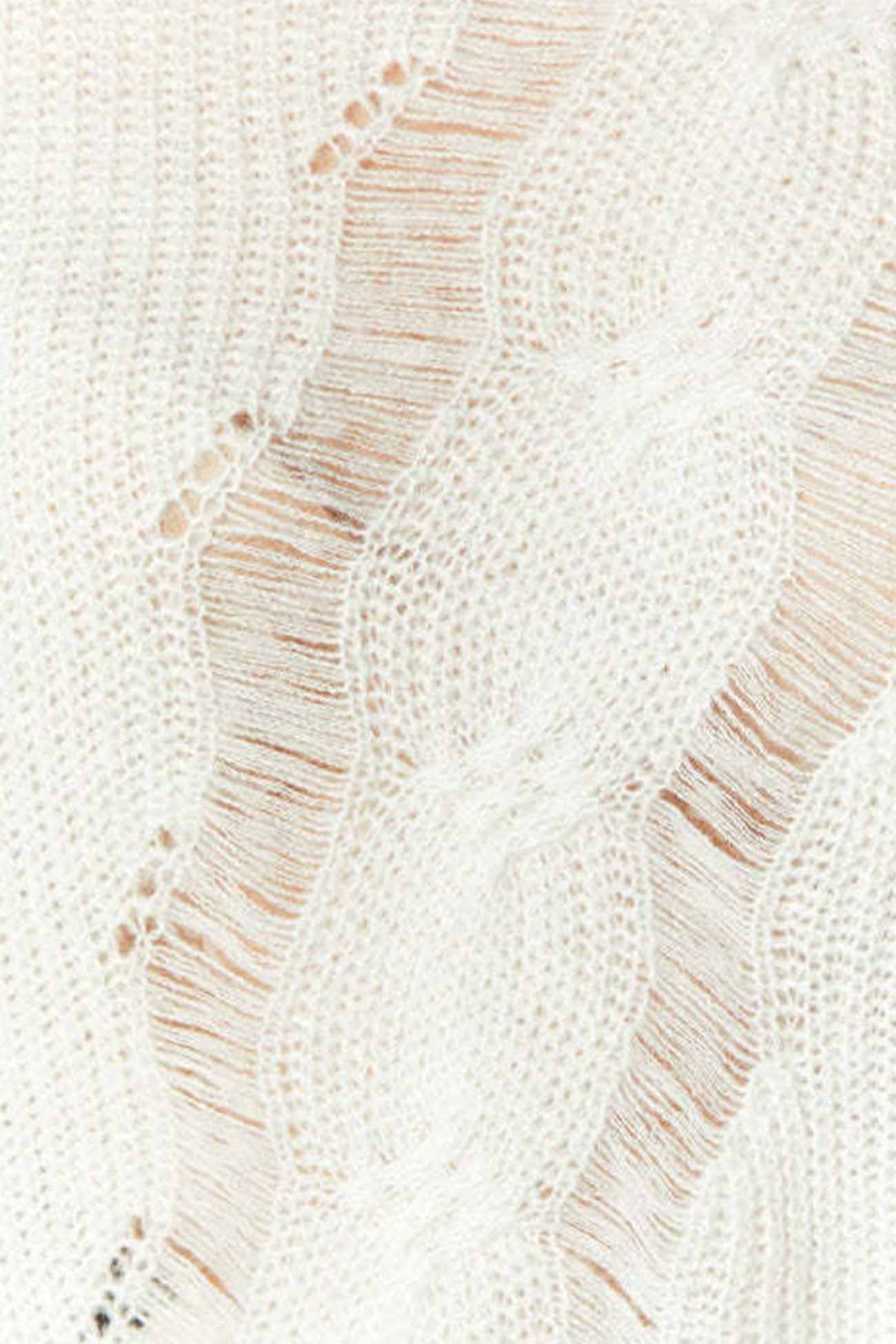 Linda | Hollow knit crew neck sweater - Image 6