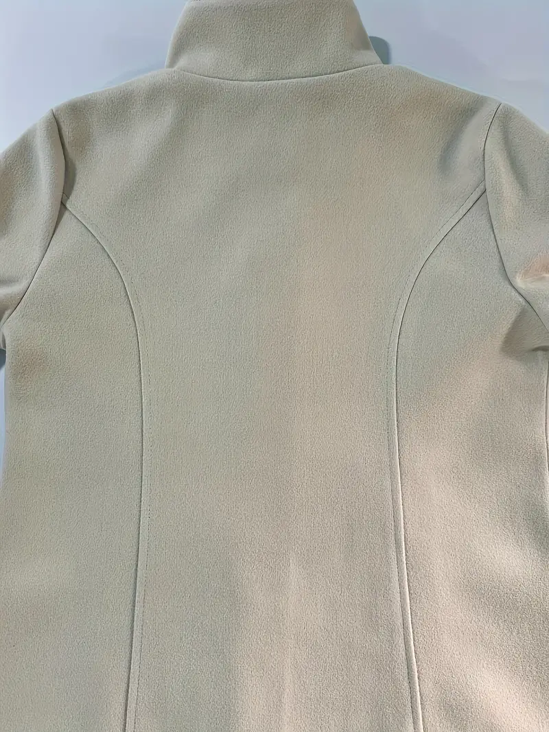 Linda | Single-breasted knit coat - Image 5