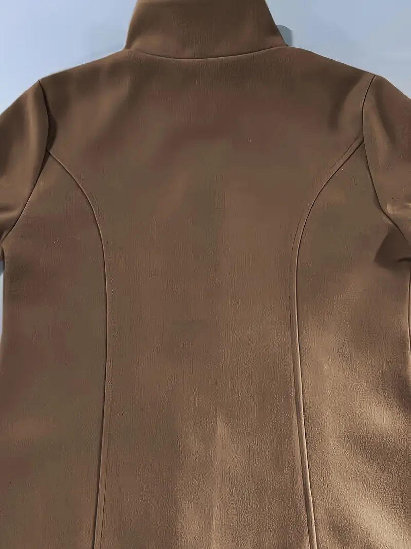 Linda | Single-breasted knit coat - Image 7
