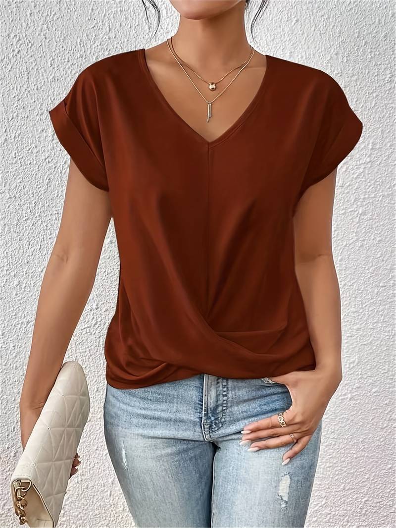 Livia® | Elegant Short-Sleeved T-Shirt - Image 3