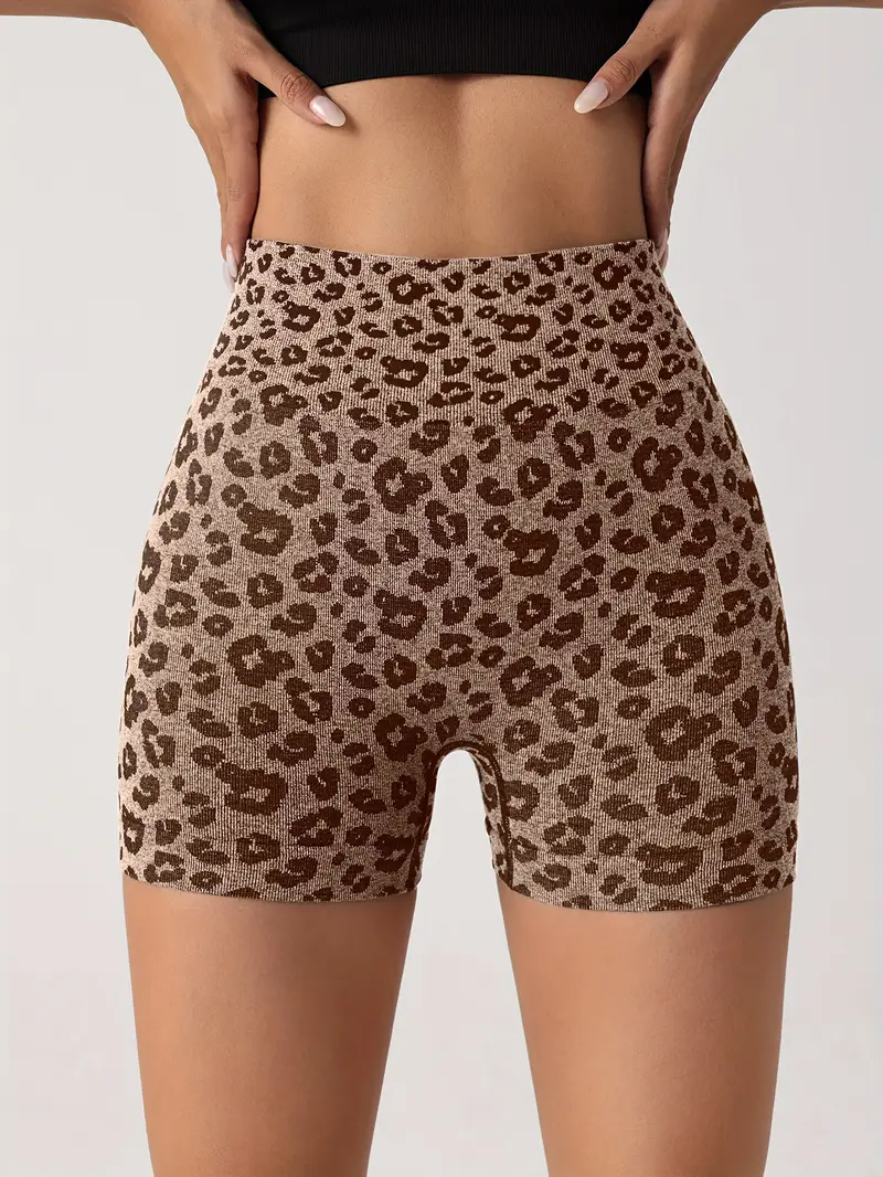 Livia® | Seamless Leopard Print Shorts - Image 13