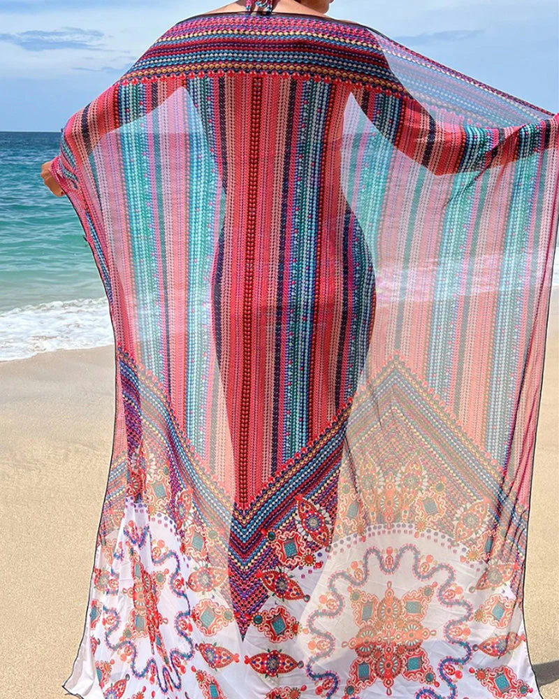 Lizzie® | Bikini Set With Tie-Dye Scarf - Image 4