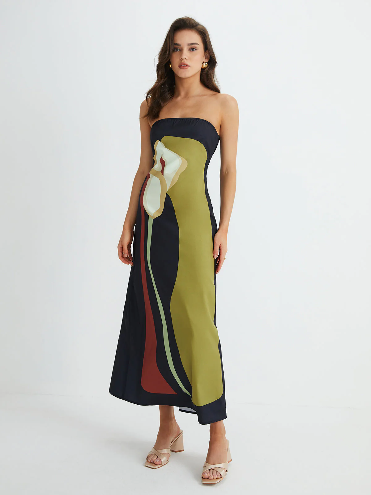 Logan® | Women'S Floral Strapless Summer Maxi Dress - Image 5