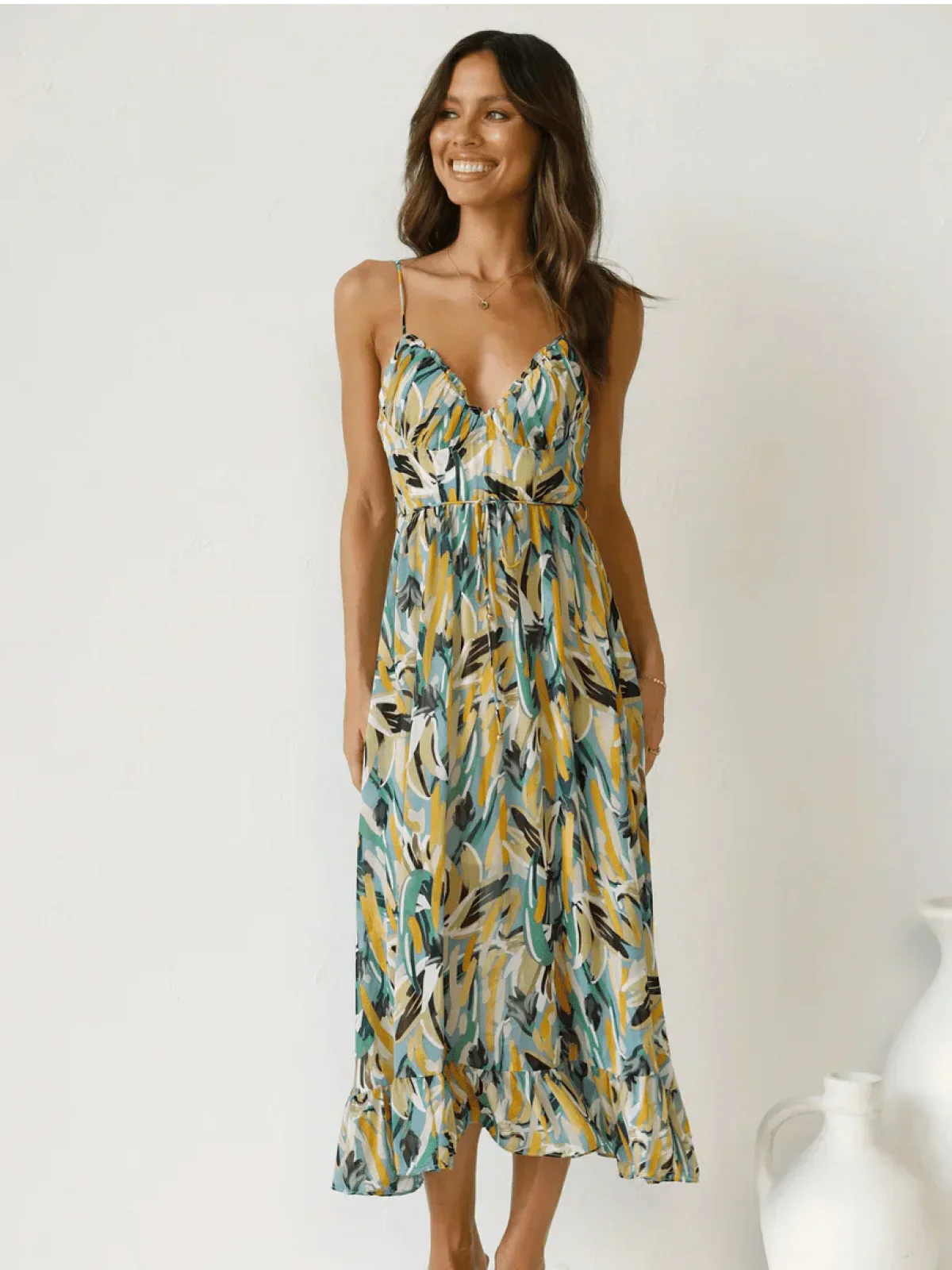 Lorena® | Premium Chiffon Midi Dress - Image 11