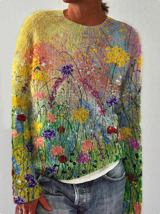 Lorena® | Pull à fleurs brodees for women - Image 3