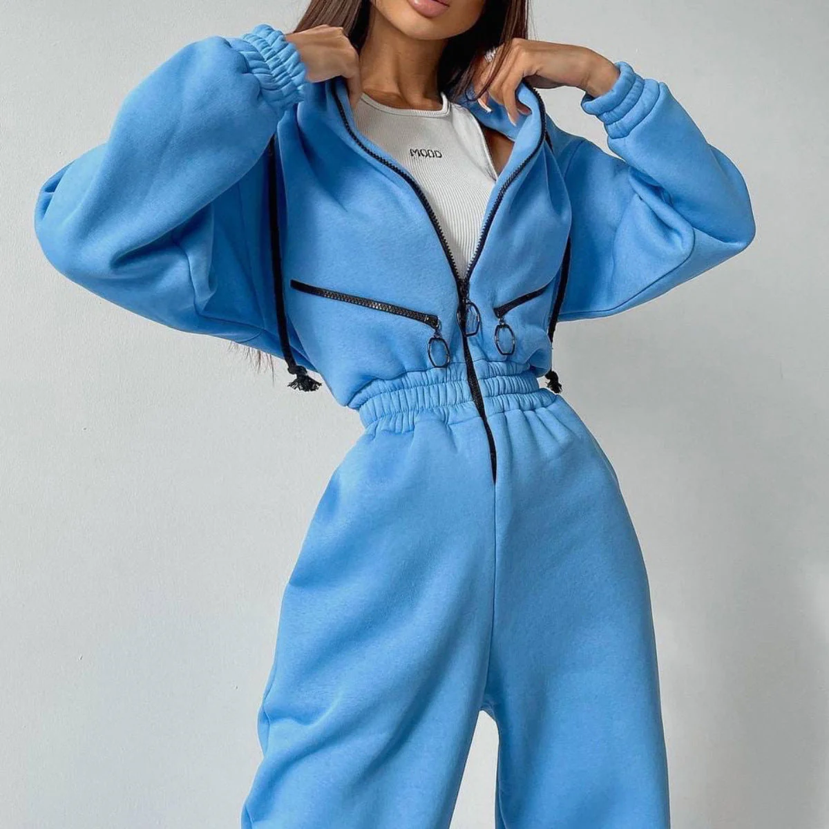 Lorena | Sweatshirt with hood and waist