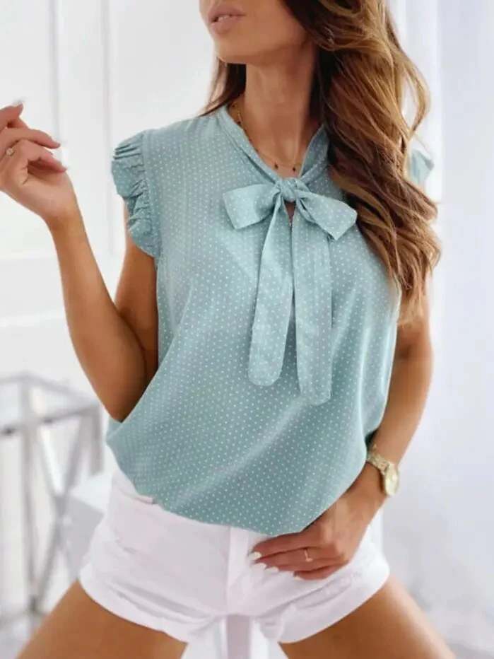 Lorena® | Tie Bow Blouse - Image 2