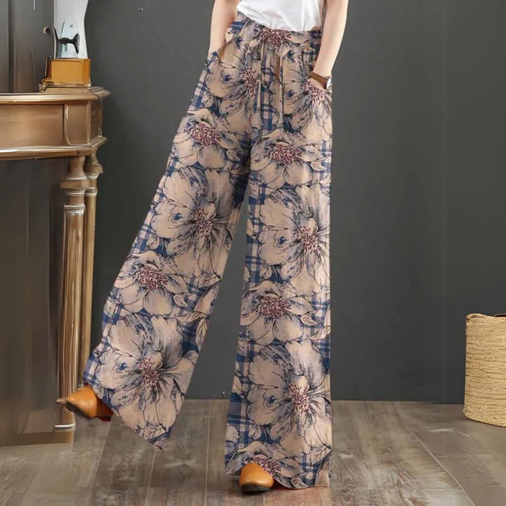 Lotte | Bohemian pants with elastic waistband - Image 4