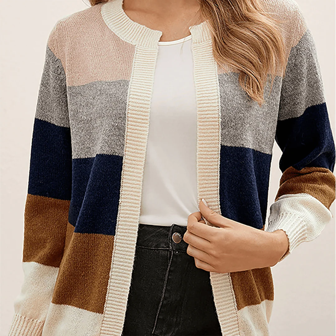 Lotte® | Modern striped cardigan for women - Image 2