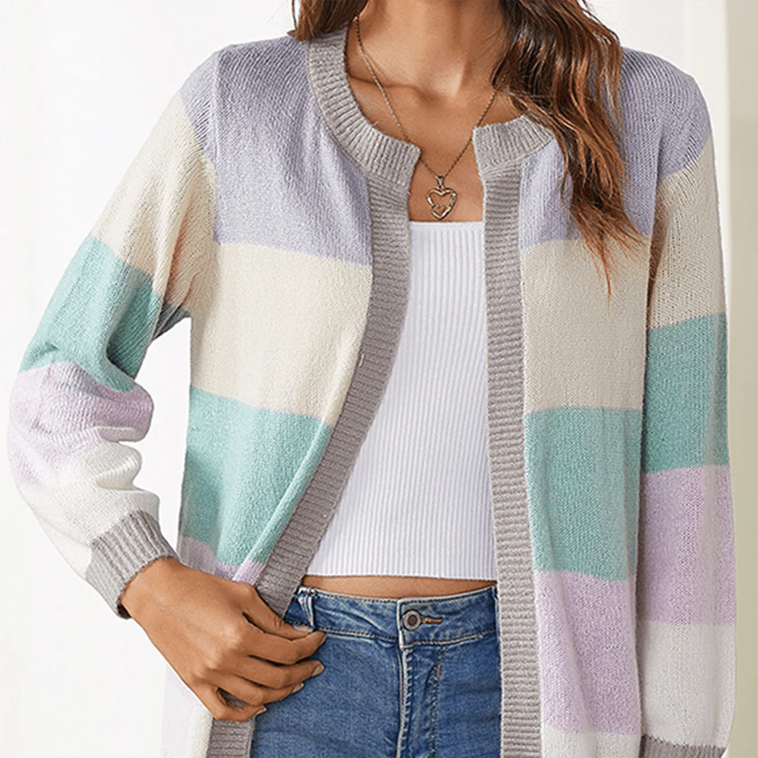 Lotte® | Modern striped cardigan for women - Image 4