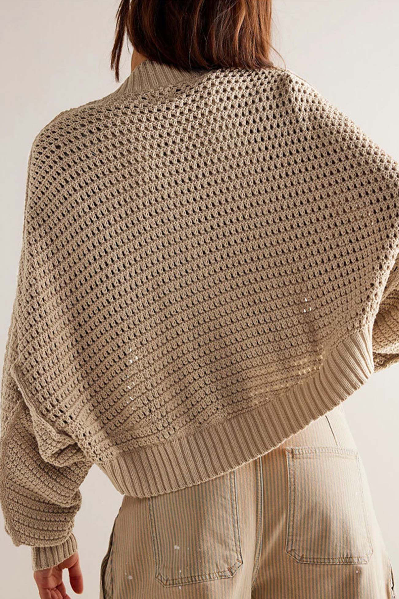 Lotte | Open front cardigan with batwing sleeves - Image 10