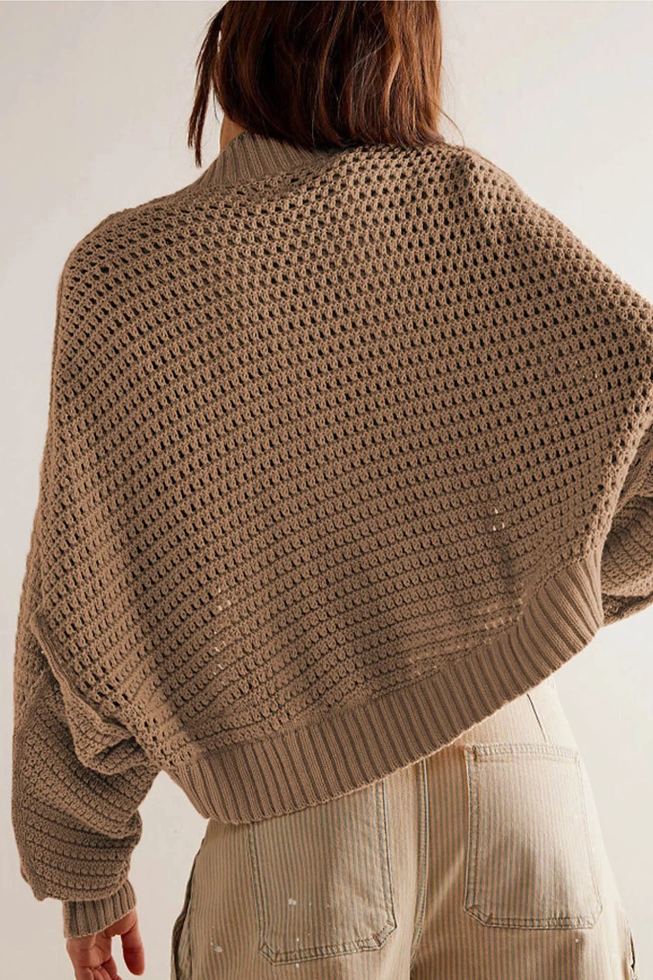 Lotte | Open front cardigan with batwing sleeves - Image 4