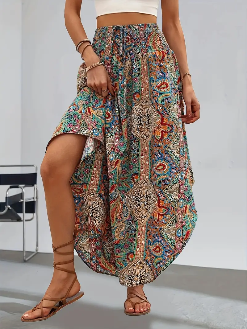 Luana® | Bohemian Print Skirt - Image 2