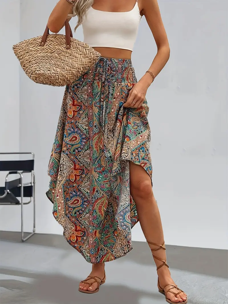 Luana® | Bohemian Print Skirt - Image 4