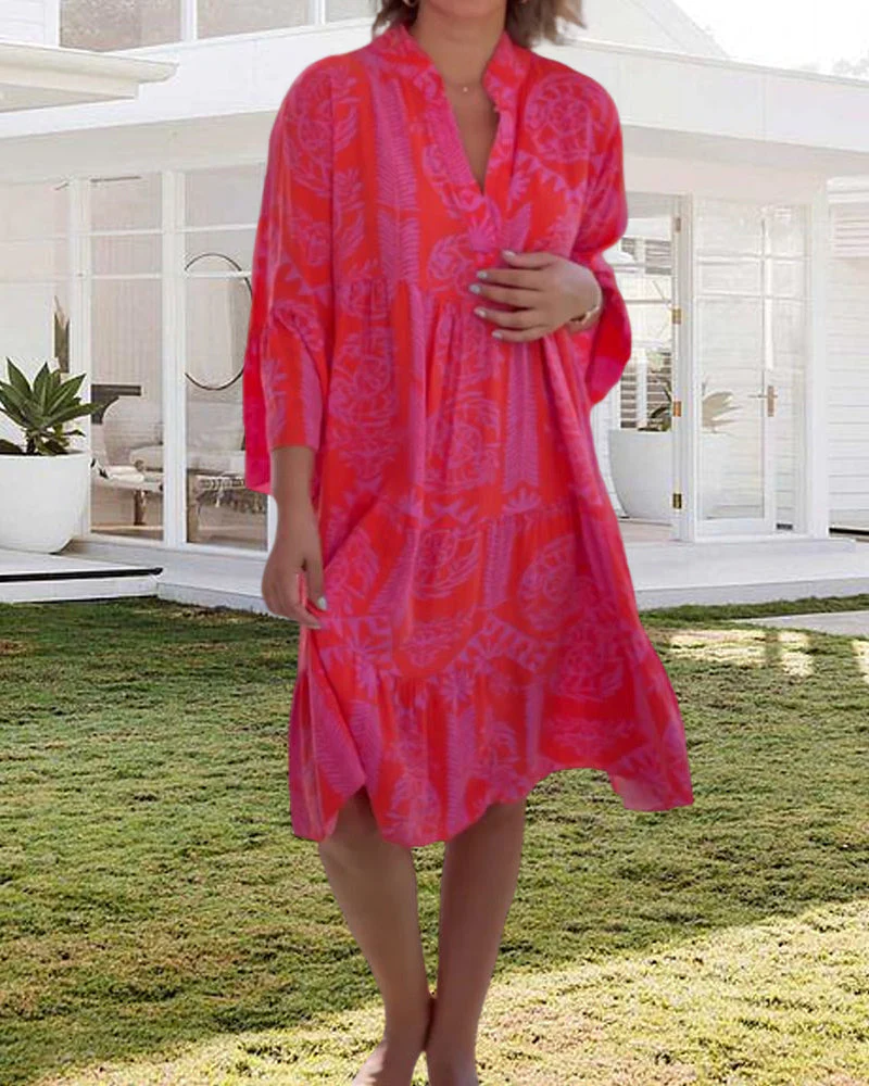 Lucero® | Sleeves And Geometric Boho Print - Image 4