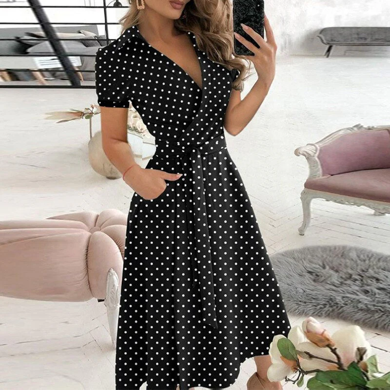 Lucía® | A-Line Tie Dress - Image 14