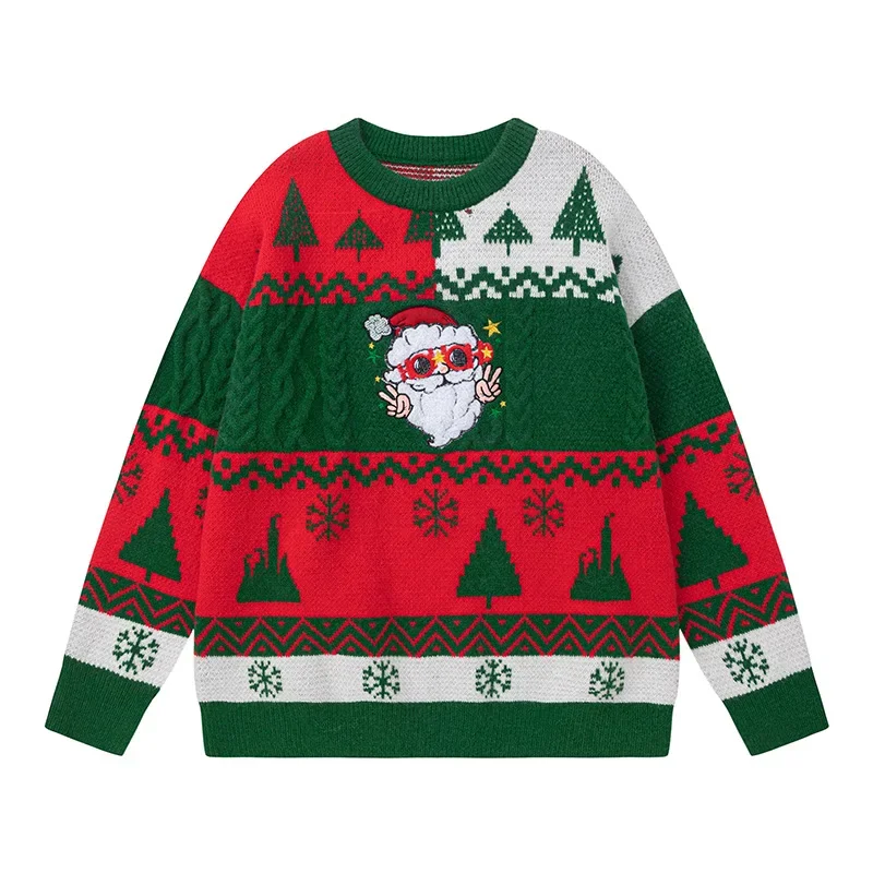 Lucía® | Couple's knitted crew neck sweater - Image 2