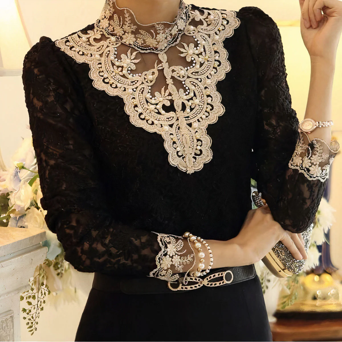Lucía® | Elegant Blouse With Embroidery