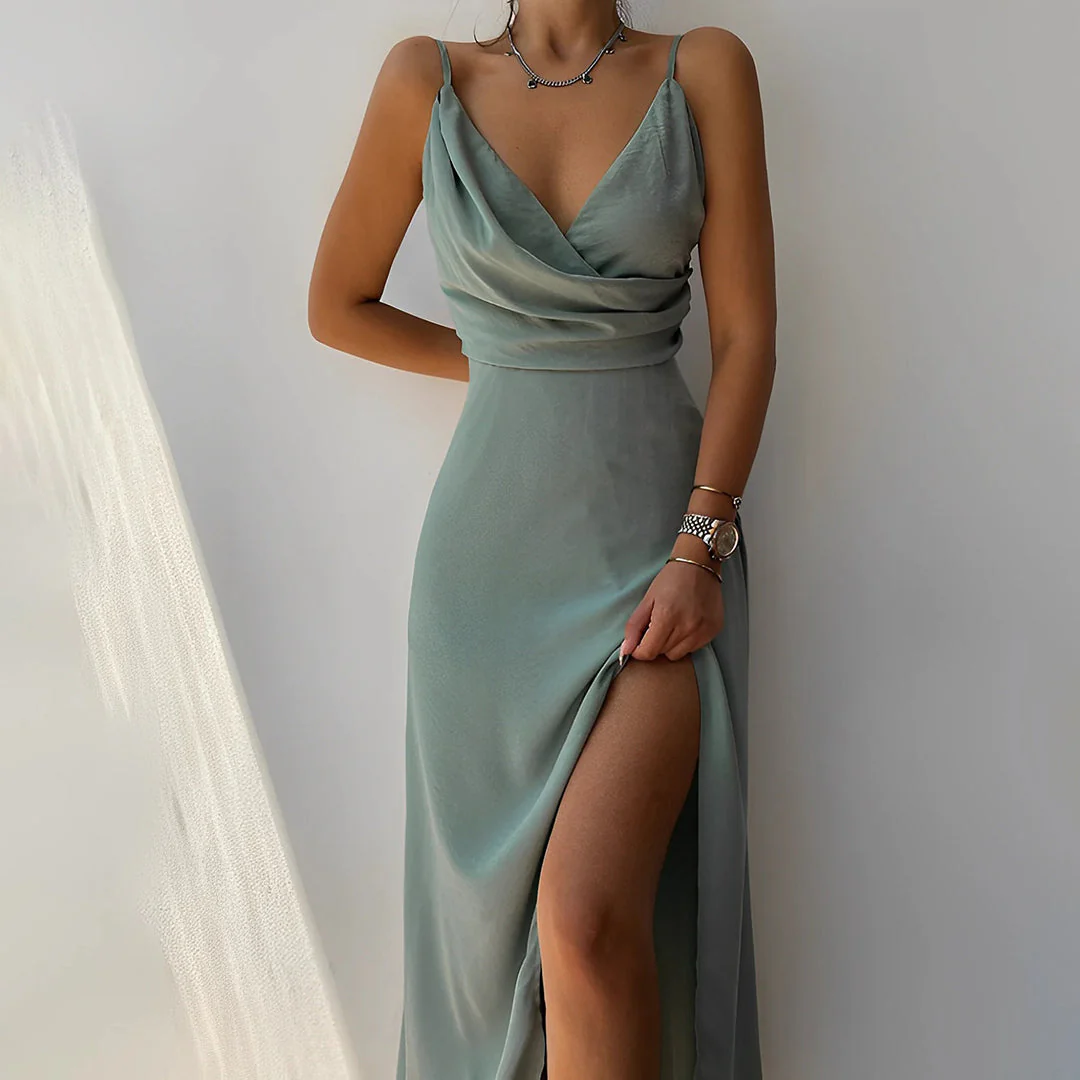 Lucía® | Elegant V-Neck Dress - Image 3