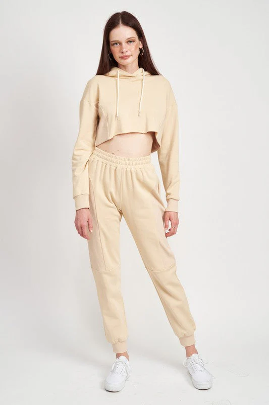 Lucía | SHORT HOODIE WITH DRAWSTRING - Image 3