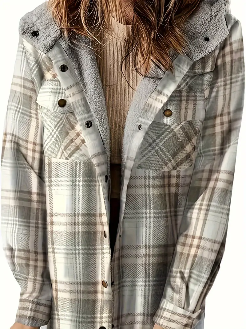 Lucía | Warm jacket with hood and zip - Image 10
